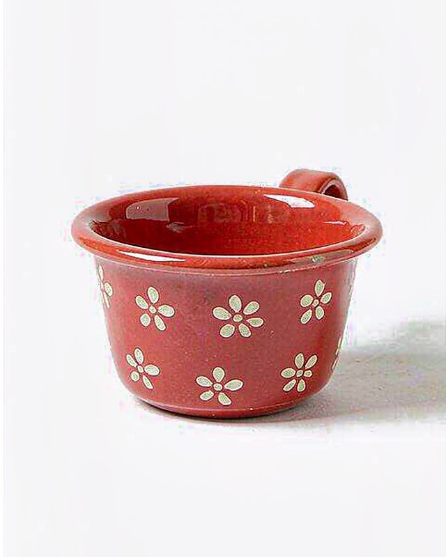 Ditsy Bloom Espresso Cup in Coral