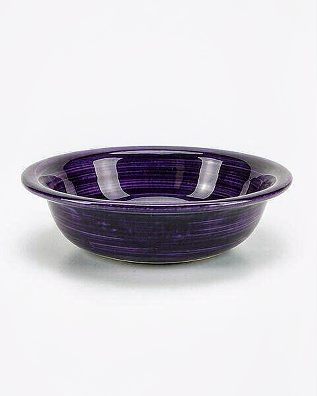 Marble Swirl Pasta Bowl in Plum