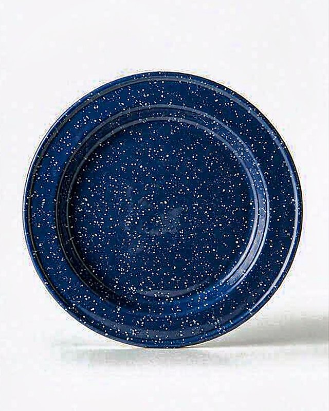 Speckle Spatter Dinner Plate in Cobalt